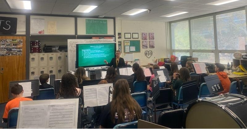 Michelle Gergich as a music clinician